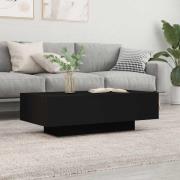 vidaXL Soffbord svart 100x49,5x31 cm konstruerat trä