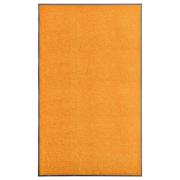 vidaXL Dörrmatta tvättbar orange 90x150 cm