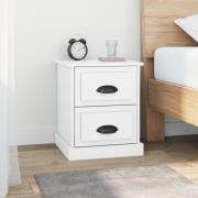 vidaXL Sängbord vit 39x39x47,5 cm konstruerat trä