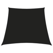 vidaXL Solsegel oxfordtyg trapets 3/4x3 m svart