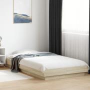 vidaXL Sängram sonoma-ek 90x190 cm konstruerad trä