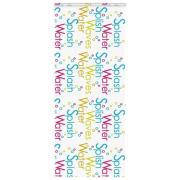 vidaXL Duschrullgardin med kassett 110x240 cm tyg bredd 106 cm
