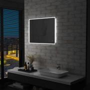 vidaXL Badrumsspegel LED med touch-sensor 80x60 cm