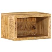 vidaXL väggmonterat nattduksbord 40x30x25 cm Massivt Trä Grovt Mango