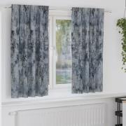 vidaXL Sammetsgardiner 2 st med Öglor Silvergrå 175x140 cm