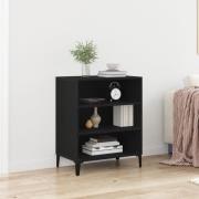 vidaXL Sideboard svart ek 57x35x70 cm konstruerat trä