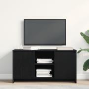 vidaXL TV-bänk svart ek 102x37,5x52,5 cm konstruerat trä