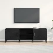 vidaXL TV-bänk svart ek 150x30x50 cm konstruerat trä