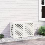 vidaXL Airconditioneröverdrag - Vitt, 90x40x60 cm, Tillverkat av Stål