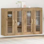 vidaXL Väggmonterade Skåp 2 st Artisan Ek 69,5x34x90 cm Konstruerat tr...