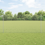 vidaXL Stängselstolpar 10 st U-Kanal 120 cm Galvaniserat Stål