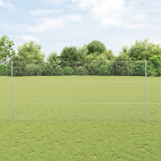 vidaXL Staketpinnar 10 st U-kanal 140 cm Galvaniserat Stål