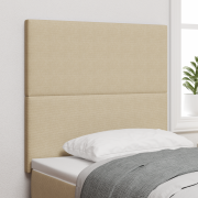 vidaXL Sänggavel Enkelt Design Ljusgrön Grå 90 cm Corduroy Tyg