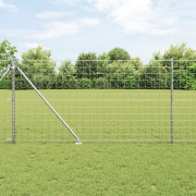 vidaXL Euro stängsel med 7 spikstolpar 1.4x10 m Galvaniserat stål