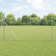 vidaXL Kedjebräde Set om 2 Galvaniserat stål 25 x 1 m Hållbart