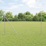 vidaXL Fältstängsel 1.5x25 m Galvaniserat Stål