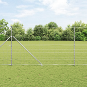 vidaXL Fältstängsel 1.5x50 m Galvaniserat Stål