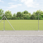 vidaXL Fältstängsel 1.2x25 m Galvaniserat Stål