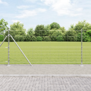 vidaXL Fältstängsel 1.2x50 m Galvaniserat Stål