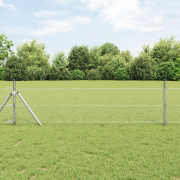 vidaXL Hexagon Staket 0.6x25 m Galvaniserat Stål