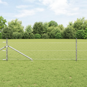 vidaXL Hexagonstängsel 0,5x100 m Galvaniserat stål