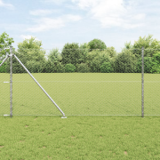 vidaXL Hexagon Staket 1.4x100 m Galvaniserat Stål