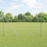 vidaXL Hexagon Staket 1.5x100 m Galvaniserat Stål