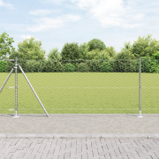 vidaXL Hexagon Staket 0.8x10 m Galvaniserat Stål