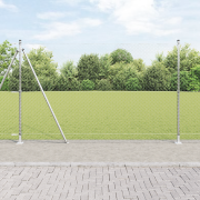 vidaXL Hexagonstängsel 1,4x10 m Galvaniserat stål