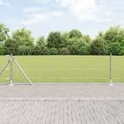 vidaXL Hexagon Staket 0.6 x 25 m Galvaniserat Stål