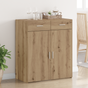 vidaXL Förvaringsskåp Artisan ek 80x42.5x93.5 cm Konstruerat trä
