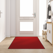 vidaXL Tvättbar Dörrmatta Röd 120x250 cm