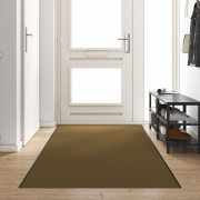 vidaXL Snygg Dörrmatta som Går att Tvätta Brun 120x350 cm
