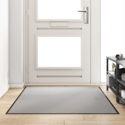 vidaXL Dörrmatta Rektangulär Grå 120x180 cm