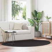 vidaXL Matta "HUARTE" Kort Lur Mjuk och Tvättbar Svart 140x200 cm