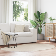 vidaXL Beige Områdesmatta 140x200 cm Polyester Halkfri