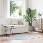 vidaXL Områdesmatta Grå 140x200 cm Polyester Halkfri