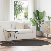 vidaXL Matta "HUARTE" Kort Lugg Mjuk och Tvättbar Antracit 140x200 cm