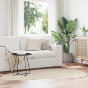 vidaXL Matta "HUARTE" Kort Lugg Mjuk och Tvättbar Beige 140x200 cm