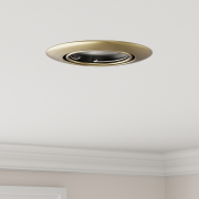 vidaXL Inbyggda Spotlights 12 paket Runda GU10 Mässing Ø90 mm Stål