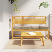 vidaXL Pallkuddar för sittplatser 4 delar Taupe 40x40x8 cm Oxfordtyg