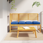 vidaXL Pallkuddar för sittplats 4 pcs Kunglig Blå 40x40x8 cm Oxford Ty...