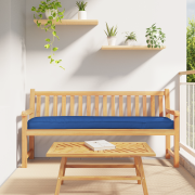 vidaXL Pallkuddar för Bänk 2 stycken Kungsblå 200x40x8 cm Oxford Tyg