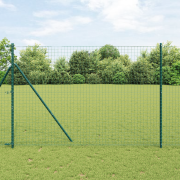 vidaXL Euro-stängsel Grön 1.6x10 m Stål