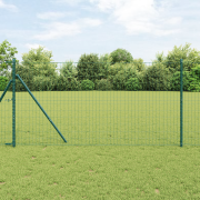 vidaXL Eurohäck Grön 1x10 m Stål