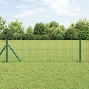 vidaXL Euro-staket Grön 0.6x50 m Stål