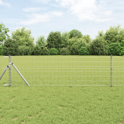 vidaXL Euro-inhägnad 0.6x10 m Galvaniserat stål