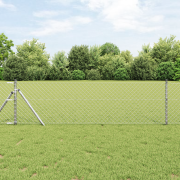 vidaXL Staketkedja 0,4x25 m Galvaniserat stål