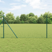 vidaXL Hexagon Stängsel Grön 1.2x100 m Stål
