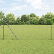 vidaXL Hexagon Stängsel Grå 1.2x10 m Stål